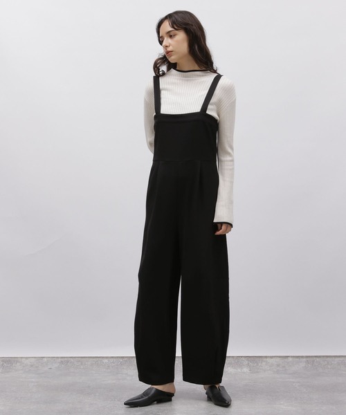 LAKOLE(ラコレ)の「バレルレッグサロペット / 976010(サロペット/オーバーオール・レディース・グレー/ブラック・SMALL/MEDIUM)」の2枚目の写真