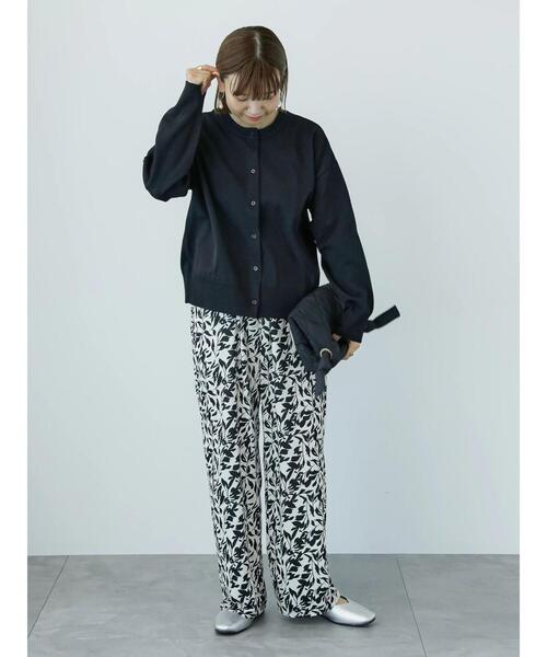 Lugnoncure（ルノンキュール）の「無撚糸クルーネックカーディガン（カーディガン/ボレロ・レディース・イエロー/オフホワイト/ブルー/ブラック・F）」の15枚目の写真