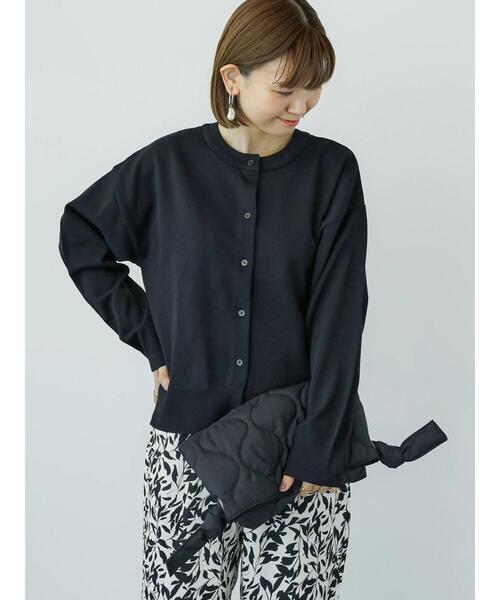 Lugnoncure（ルノンキュール）の「無撚糸クルーネックカーディガン（カーディガン/ボレロ・レディース・イエロー/オフホワイト/ブルー/ブラック・F）」の17枚目の写真