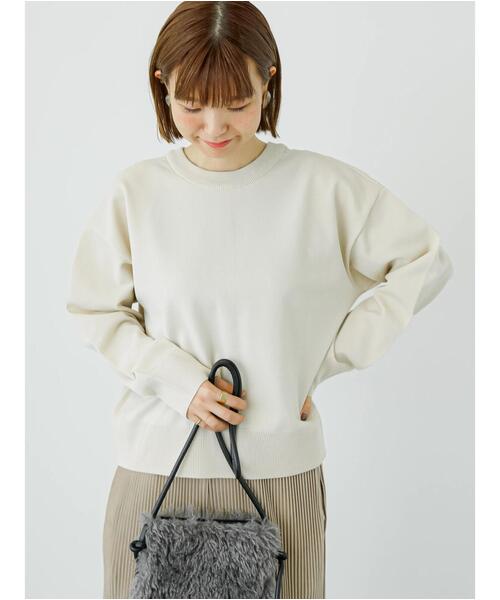 Lugnoncure（ルノンキュール）の「無撚糸クルーネックカーディガン（カーディガン/ボレロ・レディース・イエロー/オフホワイト/ブルー/ブラック・F）」の21枚目の写真