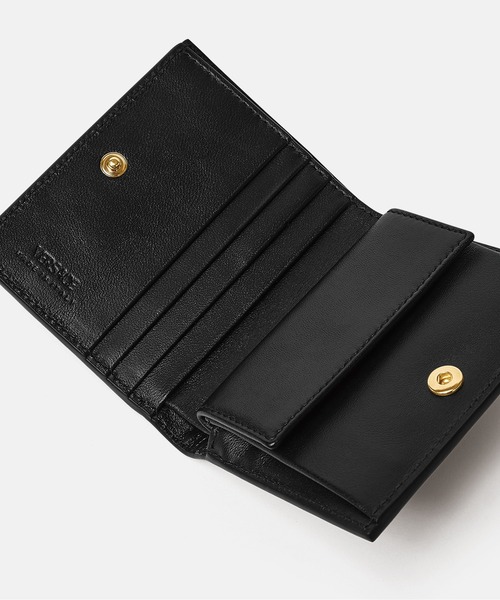 美品✨VERSACE ヴェルサーチェ　クロコ型押し グレカ ゴッデス　折財布　黒 VERSACE（ヴェルサーチ）の「クロコ型押し グレカ ゴッデス ウォレット