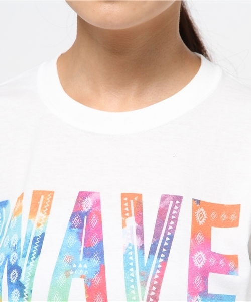 OUTLET(アウトレット)の「【Ciaopanic】26/-天竺インクジェットプリントWAVE(Tシャツ/カットソー・レディース・グレー/ホワイト・FREE)」の9枚目の写真