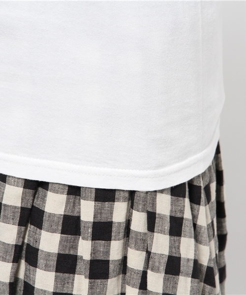 OUTLET(アウトレット)の「【Ciaopanic】26/-天竺インクジェットプリントWAVE(Tシャツ/カットソー・レディース・グレー/ホワイト・FREE)」の4枚目の写真