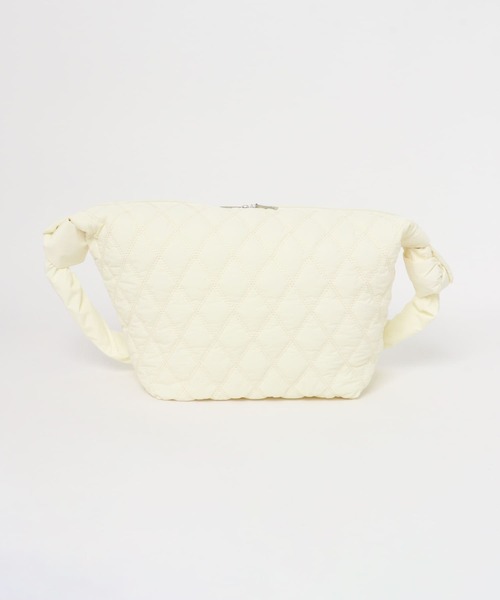 SENSE OF PLACE by URBAN RESEARCH（センスオブプレイスバイアーバンリサーチ）の「中綿キルティングショルダーバッグ（ショルダーバッグ・レディース・アイボリー/ブラック/グリーン・ONE）」の15枚目の写真