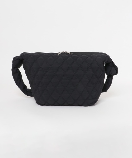 SENSE OF PLACE by URBAN RESEARCH（センスオブプレイスバイアーバンリサーチ）の「中綿キルティングショルダーバッグ（ショルダーバッグ・レディース・アイボリー/ブラック/グリーン・ONE）」の14枚目の写真