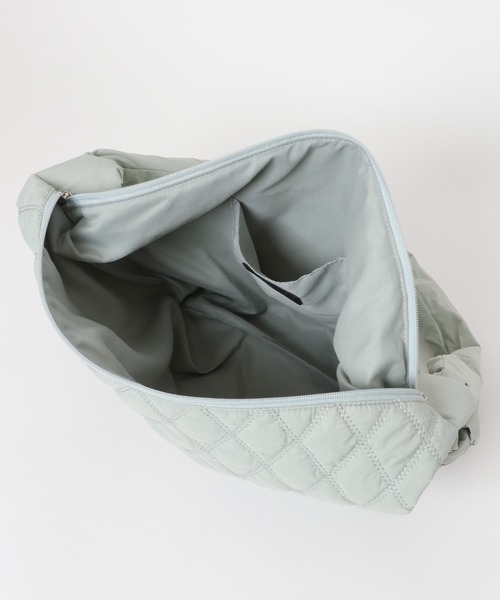 SENSE OF PLACE by URBAN RESEARCH（センスオブプレイスバイアーバンリサーチ）の「中綿キルティングショルダーバッグ（ショルダーバッグ・レディース・アイボリー/ブラック/グリーン・ONE）」の6枚目の写真