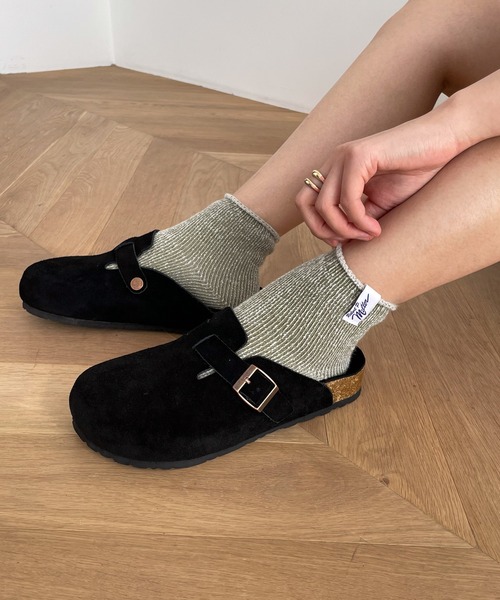 CANAL JEAN（キャナルジーン）の「Miller　バルキーショートソックス（ソックス/靴下・レディース・ブラック/イエロー/ブルー/グリーン・ONE SIZE）」の3枚目の写真