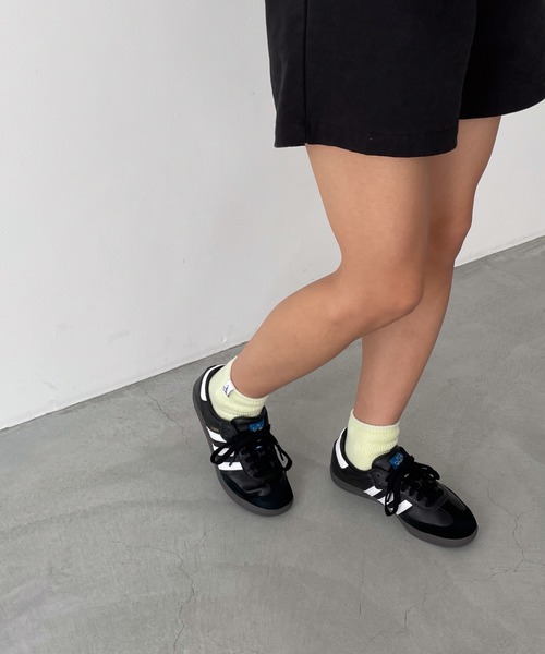 CANAL JEAN（キャナルジーン）の「Miller　バルキーショートソックス（ソックス/靴下・レディース・ブラック/イエロー/ブルー/グリーン・ONE SIZE）」の10枚目の写真