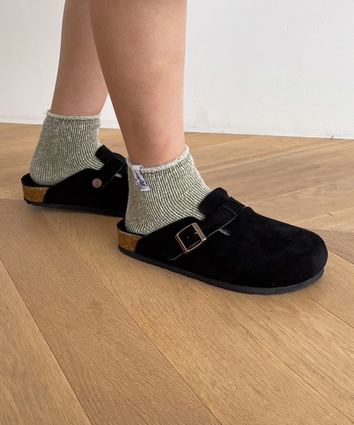 CANAL JEAN（キャナルジーン）の「Miller　バルキーショートソックス（ソックス/靴下・レディース・ブラック/イエロー/ブルー/グリーン・ONE SIZE）」の7枚目の写真