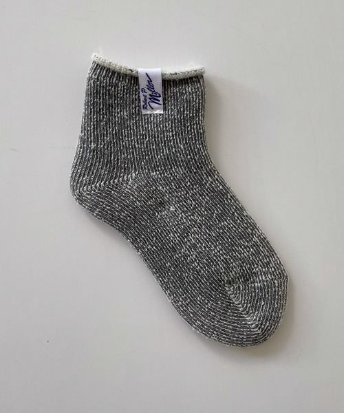 CANAL JEAN（キャナルジーン）の「Miller　バルキーショートソックス（ソックス/靴下・レディース・ブラック/イエロー/ブルー/グリーン・ONE SIZE）」の12枚目の写真