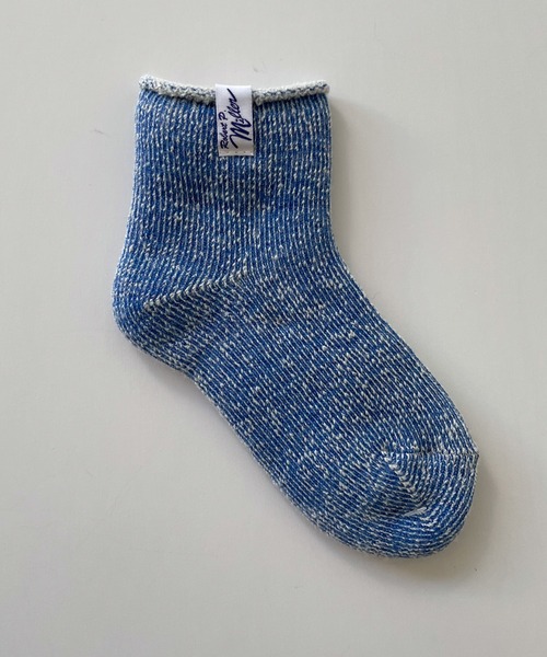 CANAL JEAN（キャナルジーン）の「Miller　バルキーショートソックス（ソックス/靴下・レディース・ブラック/イエロー/ブルー/グリーン・ONE SIZE）」の17枚目の写真