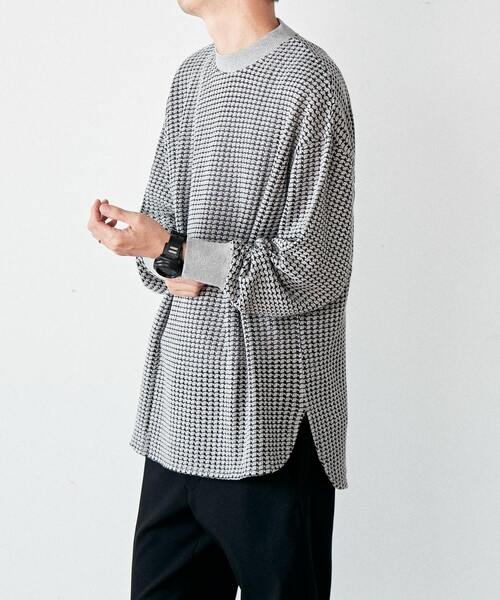 MASTER FRAME(マスターフレーム )の「【MASTER FRAME】ビッグワッフルロングスリーブTシャツ(Tシャツ/カットソー・メンズ・ホワイト/モカ/杢グレー・2/4/3)」の21枚目の写真