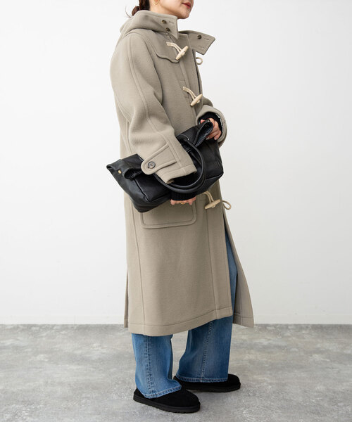 SLOBE IENA(スローブイエナ)の「リニアーダッフルコート(ダッフルコート・レディース・カーキ/ネイビー・FREE)」の5枚目の写真