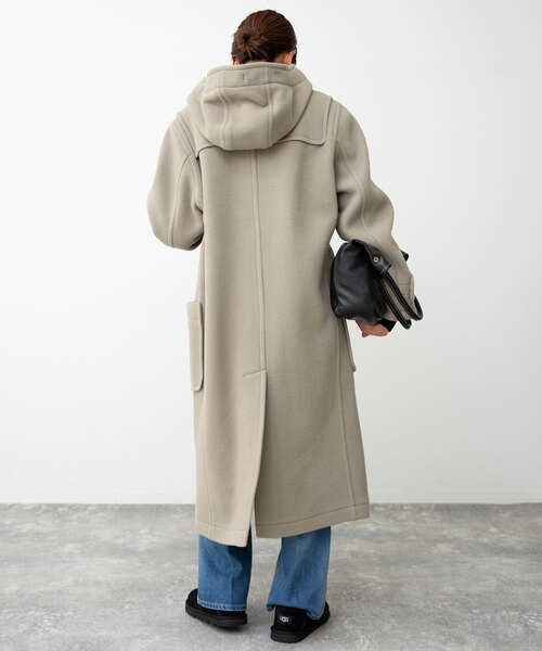 SLOBE IENA(スローブイエナ)の「リニアーダッフルコート(ダッフルコート・レディース・カーキ/ネイビー・FREE)」の6枚目の写真