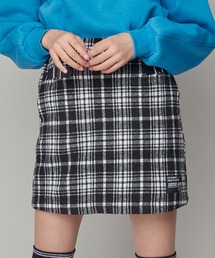 SISTER JENNI（SISTER JENNI）の「【ウエスト調整可能】サイドベルトシャギーチェックスカート（スカート・キッズ）」