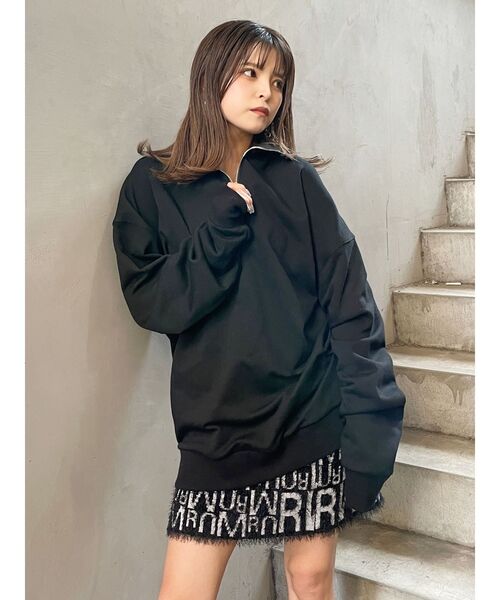 MURUA（ムルーア）の「シャギーパターンミニスカート（スカート・レディース・アイボリー/ブラック・FREE）」の19枚目の写真