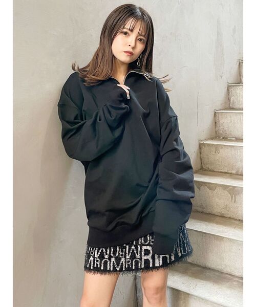 MURUA（ムルーア）の「シャギーパターンミニスカート（スカート・レディース・アイボリー/ブラック・FREE）」の20枚目の写真