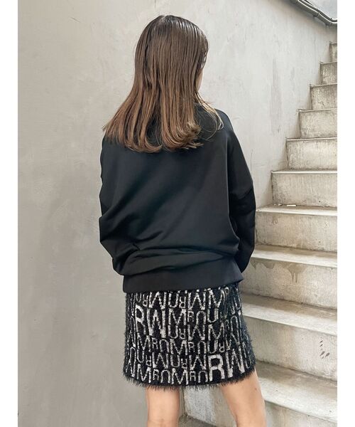 MURUA（ムルーア）の「シャギーパターンミニスカート（スカート・レディース・アイボリー/ブラック・FREE）」の21枚目の写真