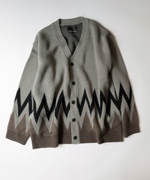 NUMBER (N)INE | ZIGZAG JACQUARD CARDIGAN(カーディガン/ボレロ)