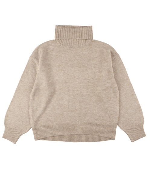 coca（coca）（コカ）の「ヤク風タートルネックニットトップス（ニット/セーター・レディース・イエロー/パープル/ベージュ/チャコール・M/L）」の18枚目の写真