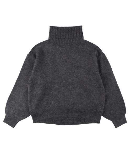 coca（coca）（コカ）の「ヤク風タートルネックニットトップス（ニット/セーター・レディース・イエロー/パープル/ベージュ/チャコール・M/L）」の19枚目の写真