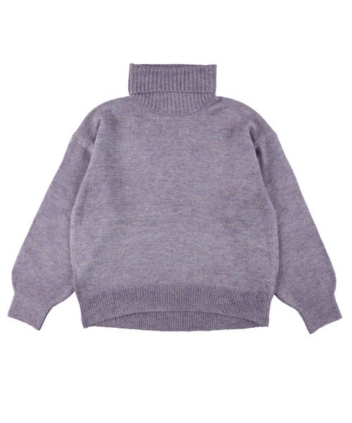 coca（coca）（コカ）の「ヤク風タートルネックニットトップス（ニット/セーター・レディース・イエロー/パープル/ベージュ/チャコール・M/L）」の20枚目の写真