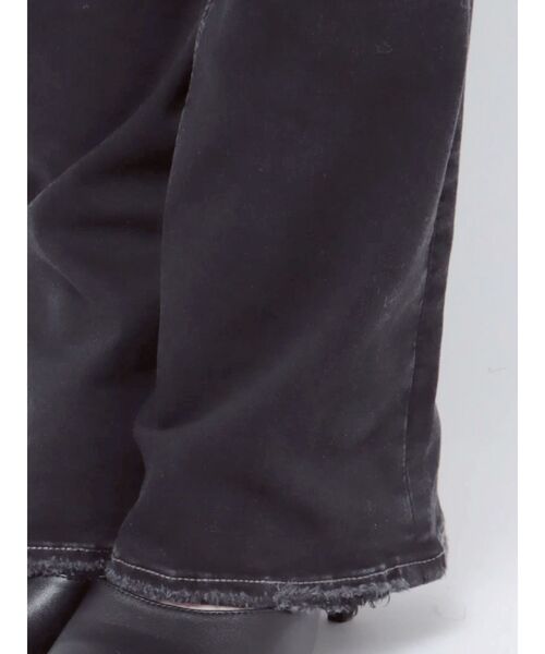 EMODA（エモダ）の「スーパーハイウエストフレアパギンス（デニムパンツ・レディース・ブラック/インディゴブルー・MEDIUM/SMALL/X-SMALL）」の21枚目の写真