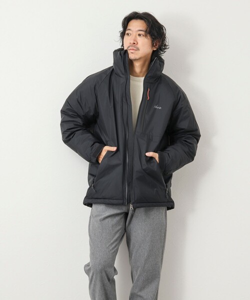 NANGA（ナンガ）の「【WEB限定】【NANGA/ナンガ】AURORA STAND COLLAR DOWN JACKET オーロラ スタンドカラー ダウンジャケット（ダウンジャケット/コート・メンズ・ブラック/グレー・M/L）」の3枚目の写真