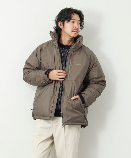 NANGA（ナンガ）の「【WEB限定】【NANGA/ナンガ】AURORA STAND COLLAR DOWN JACKET オーロラ スタンドカラー ダウンジャケット（ダウンジャケット/コート・メンズ・ブラック/グレー・M/L）」の6枚目の写真