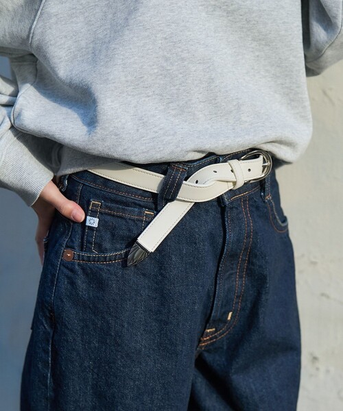 FREAK'S STORE（フリークスストア）の「ウエスタンベルト（ベルト・レディース・ブラック/ホワイト・ONE SIZE）」の4枚目の写真