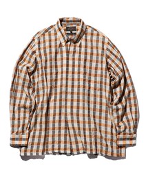 BEAMS PLUS | BEAMS PLUS / パナマ チェック オープンカラー ボタンダウン シャツ(シャツ/ブラウス)