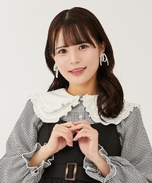 パールリボンイヤリング