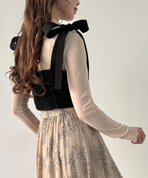aere ビスチェ lace up knit bustier | AÉRMA boutique