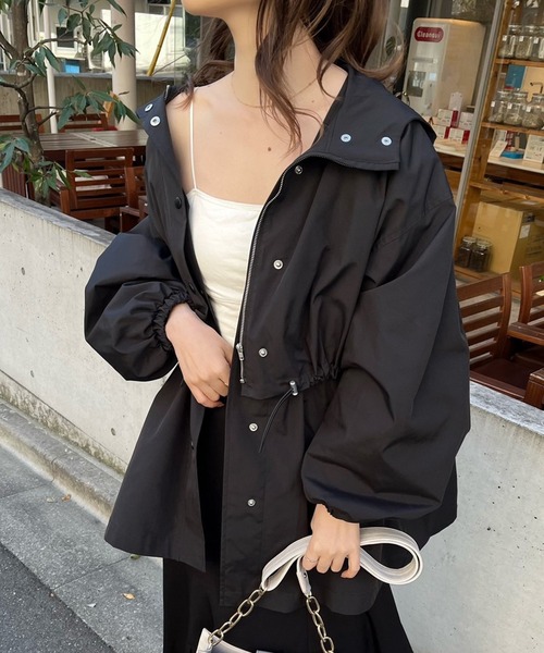 one after another NICE CLAUP（ワンアフターアナザーナイスクラップ）の「【WEB限定】マルチwayマウンテンパーカー（マウンテンパーカー・レディース・ブラック/ベージュ/オフホワイト・FREE）」の17枚目の写真