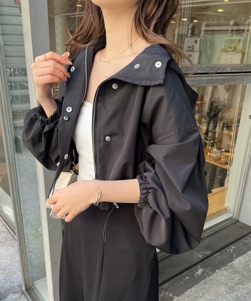 one after another NICE CLAUP（ワンアフターアナザーナイスクラップ）の「【WEB限定】マルチwayマウンテンパーカー（マウンテンパーカー・レディース・ブラック/ベージュ/オフホワイト・FREE）」の19枚目の写真