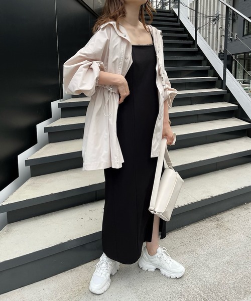 one after another NICE CLAUP（ワンアフターアナザーナイスクラップ）の「【WEB限定】マルチwayマウンテンパーカー（マウンテンパーカー・レディース・ブラック/ベージュ/オフホワイト・FREE）」の12枚目の写真