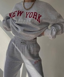 NEW GENTLEMAN（ニュージェントルマン）の「【2点SET】NEW YORK セットアップ トレーナー＆パンツ（スウェット）」