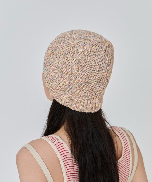 OVERRIDE(オーバーライド)の「OVERRIDE OGCMIX SHORT BEANIE SG / オーバーライド(ニットキャップ/ビーニー・レディース・ベージュ/パープル/ダークグレー・57~59cm)」の11枚目の写真