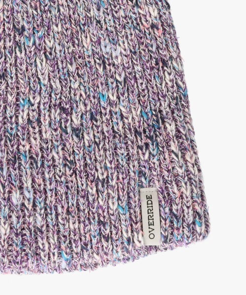 OVERRIDE(オーバーライド)の「OVERRIDE OGCMIX SHORT BEANIE SG / オーバーライド(ニットキャップ/ビーニー・レディース・ベージュ/パープル/ダークグレー・57~59cm)」の15枚目の写真