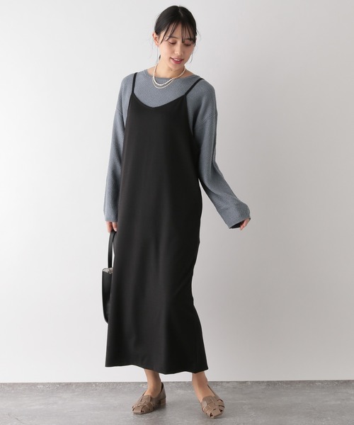 SELECT ストレッチワンピース 23区 【洗える】トリアセスラブストレッチ ワンピース