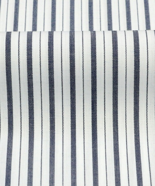 TOKYO SHIRTS(トウキョウシャツ)の「形態安定ノーアイロン ボタンダウン 長袖ビジネスワイシャツ(ビジネスシャツ・メンズ・ネイビー・首回り37cm-裄丈80cm/首回り39cm-裄丈80cm/首回り39cm-裄丈84cm/首回り41cm-裄丈82cm/首回り41cm-裄丈86cm/首回り42cm-裄丈82cm/首回り42cm-裄丈86cm/首回り43cm-裄丈82cm/首回り43cm-裄丈86cm/首回り37cm-裄丈84cm)」の4枚目の写真