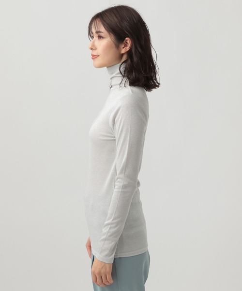 Elura（エルーラ）の「ラメタートル／105299（Tシャツ/カットソー・レディース・ライトグレー/ホワイト/ベージュ・FREE）」の18枚目の写真