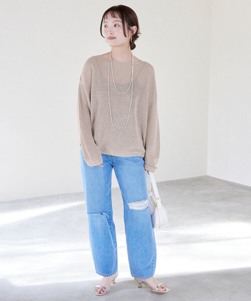 SLOBE IENA（スローブイエナ）の「《追加4》リネン混ボート