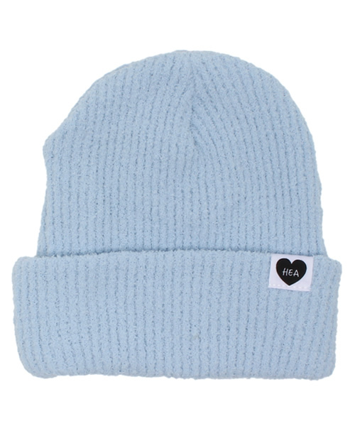 Heather(ヘザー)の「マシュマロニットワッチ 566209(ニットキャップ/ビーニー・レディース・ヘザ-グレー/グリーン/ネイビー/オフホワイト/サックスブルー・FREE)」の1枚目の写真