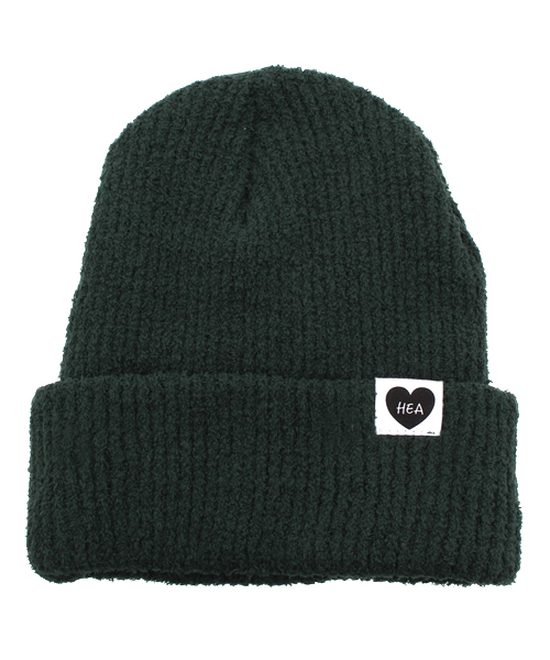 Heather(ヘザー)の「マシュマロニットワッチ 566209(ニットキャップ/ビーニー・レディース・ヘザ-グレー/グリーン/ネイビー/オフホワイト/サックスブルー・FREE)」の4枚目の写真