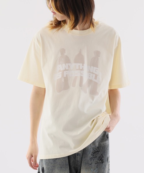 Theater code（シアターコード）の「front graphic T-shirt / フロント グラフィック T-シャツ 半袖（Tシャツ/カットソー・メンズ・ブラック/ホワイト/ブルー/ダークブルー/チャコール・3/2）」の15枚目の写真