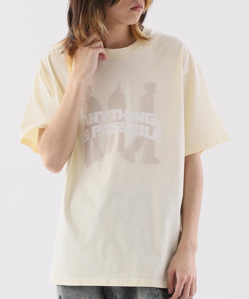 Theater code（シアターコード）の「front graphic T-shirt / フロント グラフィック T-シャツ 半袖（Tシャツ/カットソー・メンズ・ブラック/ホワイト/ブルー/ダークブルー/チャコール・3/2）」の16枚目の写真