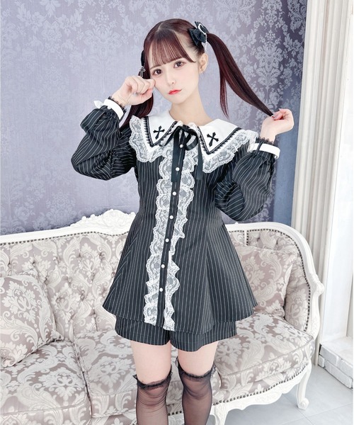 MA*RS（アメーバーマーズ）の「【二点セット】クロス刺繍セーラー