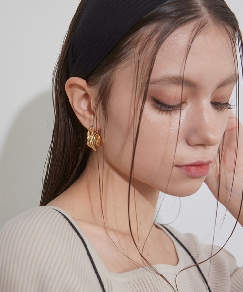 MIELI INVARIANT(ミエリインヴァリアント)の「Layer Ring Pierce(ピアス(両耳用)・レディース・シルバー/ゴールド・FREE)」の16枚目の写真