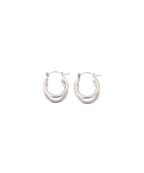 MIELI INVARIANT(ミエリインヴァリアント)の「Layer Ring Pierce(ピアス(両耳用)・レディース・シルバー/ゴールド・FREE)」の13枚目の写真